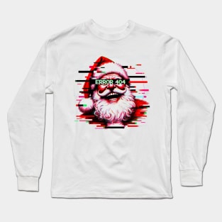 Retro Glitchmas: 19th Edition Santa Claus Tee Long Sleeve T-Shirt